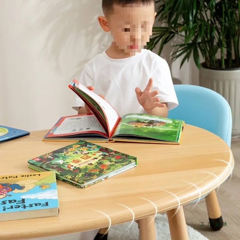 Solid wood peanut table, small writing and reading desk, lifting game table, kindergarten table