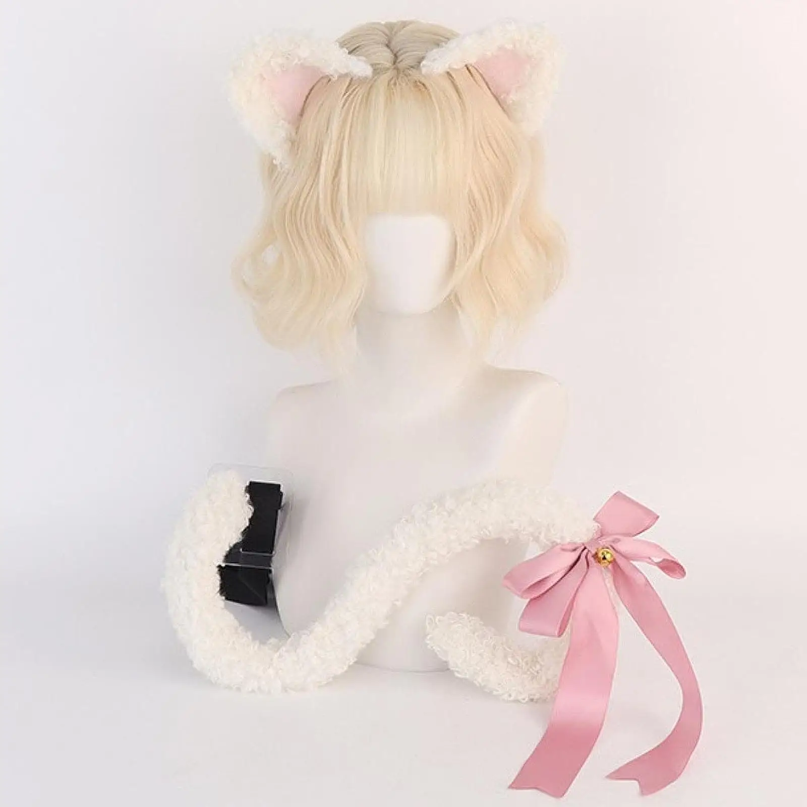 

Костюм с кошачьим хвостом и ушками, украшение, костюм для косплея для женщин, для шоу-танец