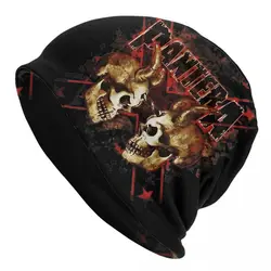 Mandi Pantera Heavy Mental Caps Rock Roll Band Casual Autumn Winter Street Skullies Beanies Hats Spring Warm Dual-use Bonnet