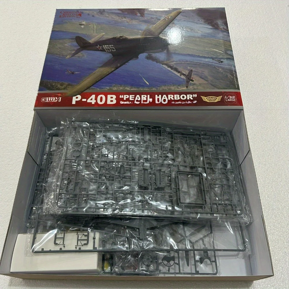 

Assemble Attack Aircraft Scale Model Kit L3202 Scale 1:32 P-40B Warhawk Pearl HarborBy Great Wall Hobby