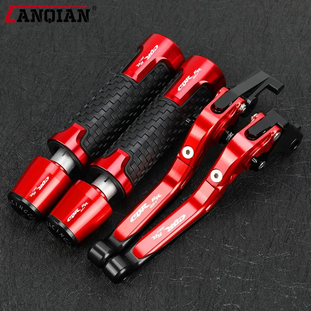 

For Honda CBR 954RR CBR 954 RR ABS 2002 2003 Accessories Motorcycle Adjustable CNC Brake Clutch Levers Handlebar Hand Grips ends