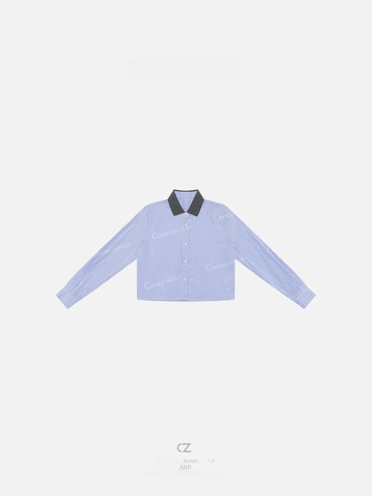 

Zone Autumn New College Style Striped Collar Casual Long Sleeve Women's Shirt Top Cotton Polyester Spandex Blend
