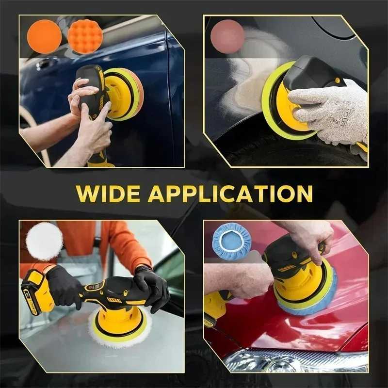 Dewalt 8 Gears Brushless Digital Display Long battery life Cordless Polisher Electric Polisher Auto Car Waxing Polishing Machine view 6