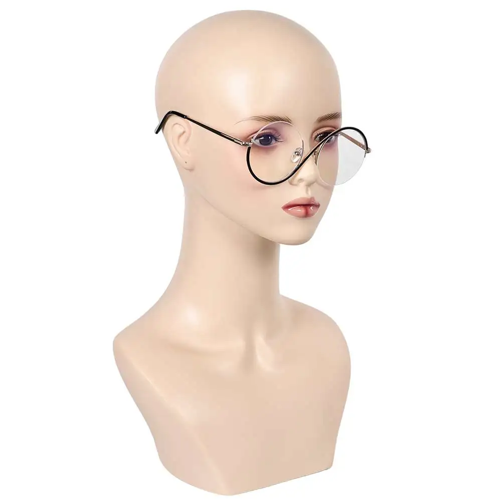 Elphaba Cosplay Women Witch Plain Glasses 2024 Wicked Movie Costume Accessories For Adult Female Eyewear Halloween Disguise Prop