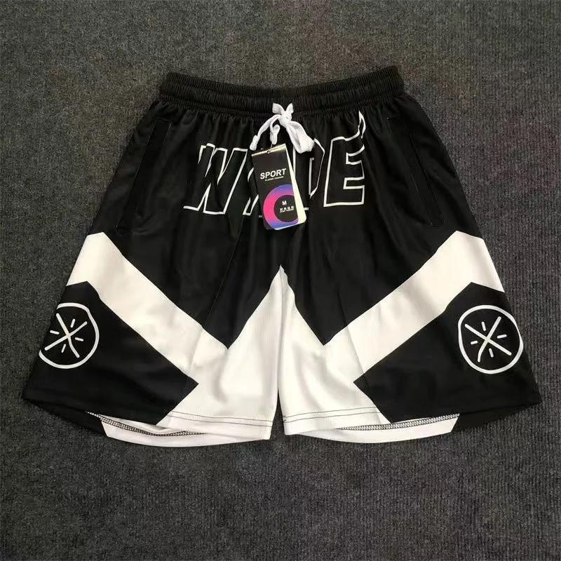 Wade Dawn American Shorts Basketball But Knee Quick Drying Breathable Sports Training Summer Shorts for Children and Adults