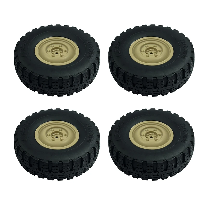 LDRC LD-P06 LD P06 Unimog 4pcs Wheel Tire Tyre 1/12 RC Truck Car Spare Parts Accessories