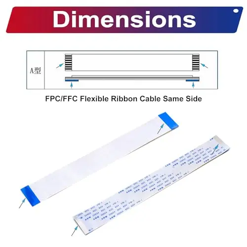 Imagem -06 - Flat Cabo Connectors Kit Ffc Fpc Ribbon Sockets mm Ss-kit 10 12 14 16 18 20 24pin mm