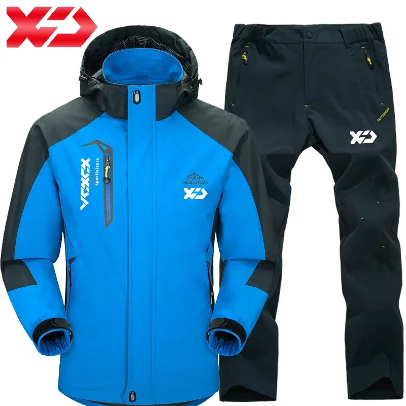 New Spring Autumn Thin Waterproof Fishing Clothes Sets Brand Hooded Windproof Fishing Jackets Breathable Quick Dry Fishing Suits