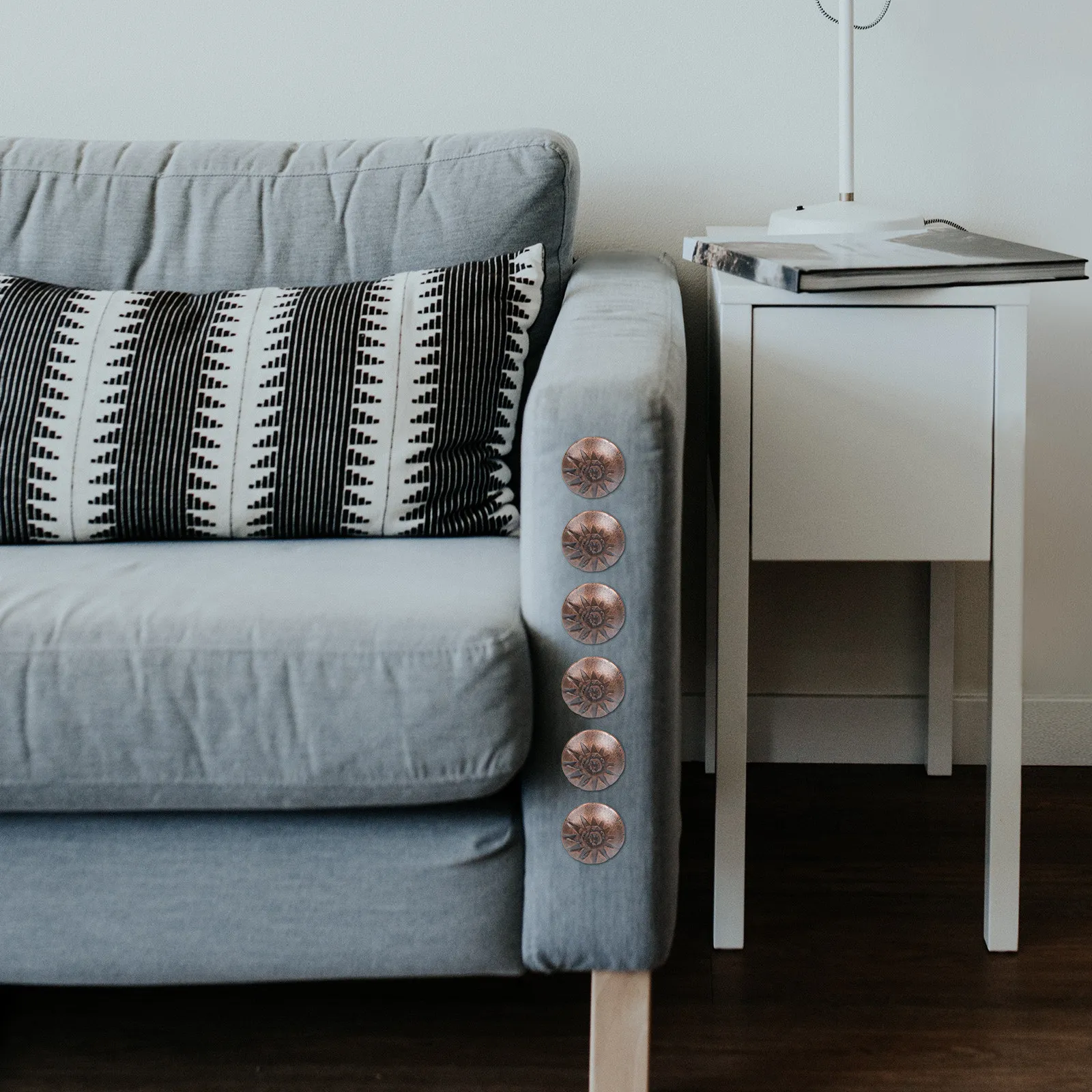 

500 шт. декоративных гвоздиков для обивки, железные гвоздики-пуговицы, ретро-винтажные, для мебели, диванов, рукоделия, домашнего декора, крепеж