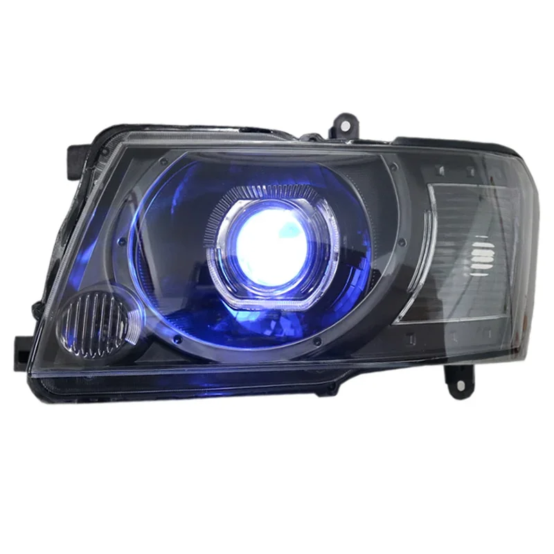 Customized Full LED Headlights For Nissan Patrol Y61 Bi-xenon Projector Lens Front Lamps With DRL