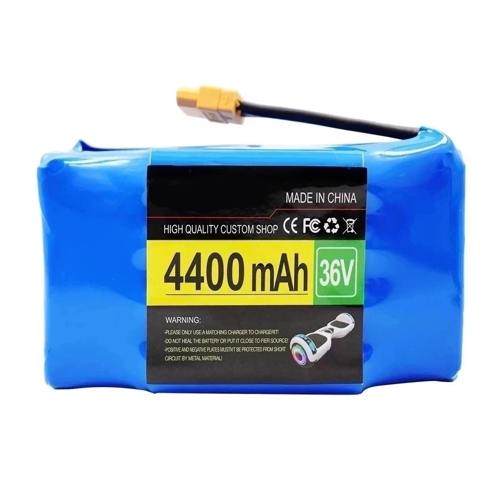 Imagem -02 - Bateria de Lítio para Scooter Torção Carro Batt 100 Capacidade Total 10s2p 12000mah 7000mah 36v 4.4ah Novo