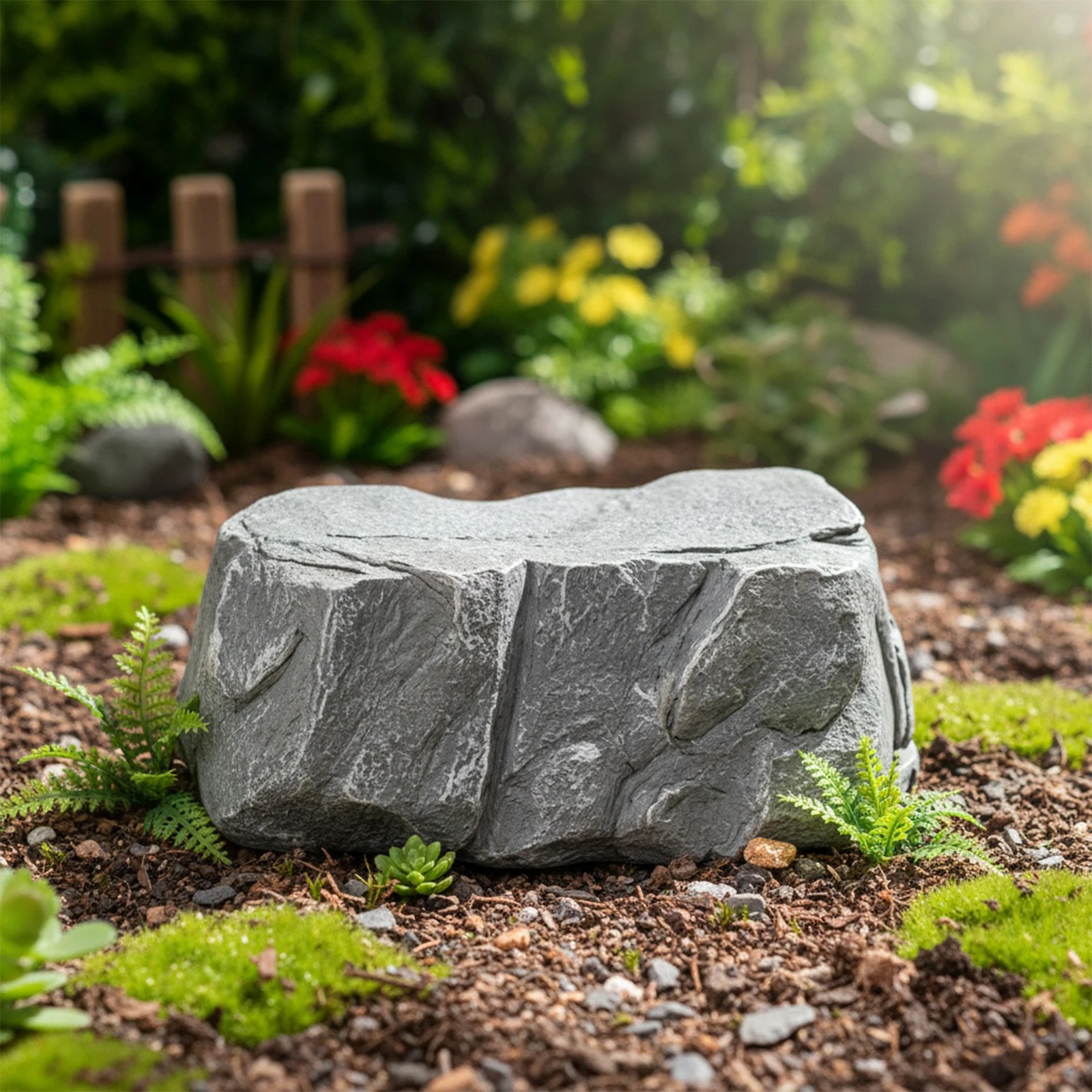 Realistic Hidden Key Holder Large Size Resin Hidden Key Box Looks & Feels Like Real Stone for Outdoor Garden Or Yard Geocaching