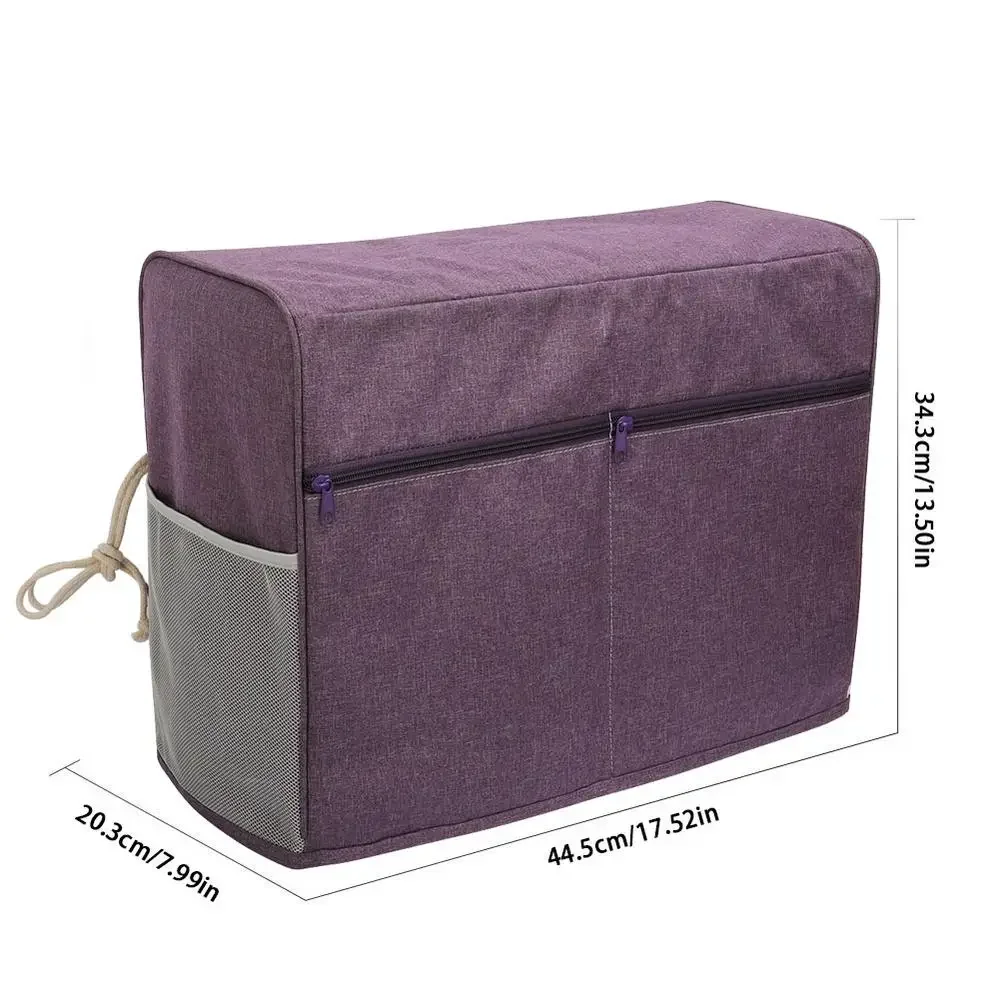 Juste de Protection Anti-Poussière pour Machine à Coudre, Étanche et Durable, avec Poches, Sac de Rangement pour Accessoires