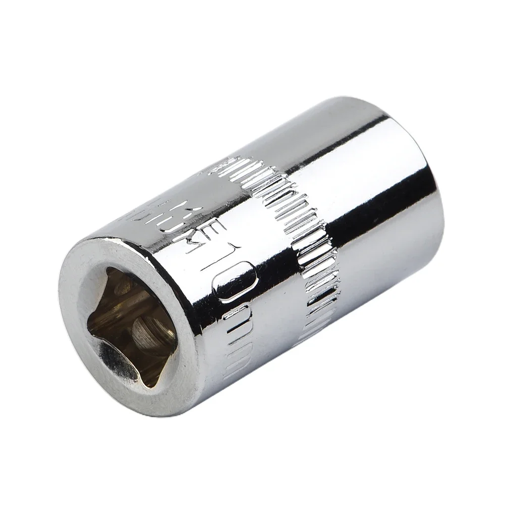 Imagem -04 - Cromo Vanádio Aço Construção Soquete Raso Compacto Drive Fácil de Usar Reparos Automotivos Pcs 10 mm