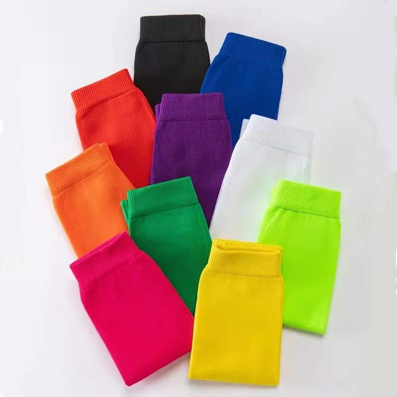 1 Pair Adult Training Leg Guards with Breathable Elastic Support Absorbing Calf Socks for Solid Color Sports Comfortable Style view 3