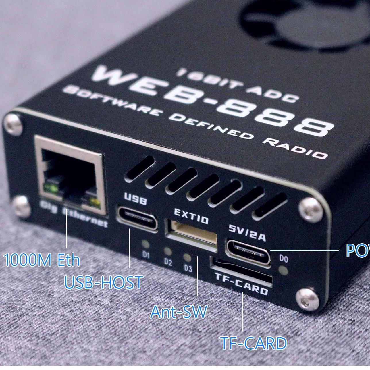 New Web-888 16bit ADC 62M Bandwidth DDC Web SDR