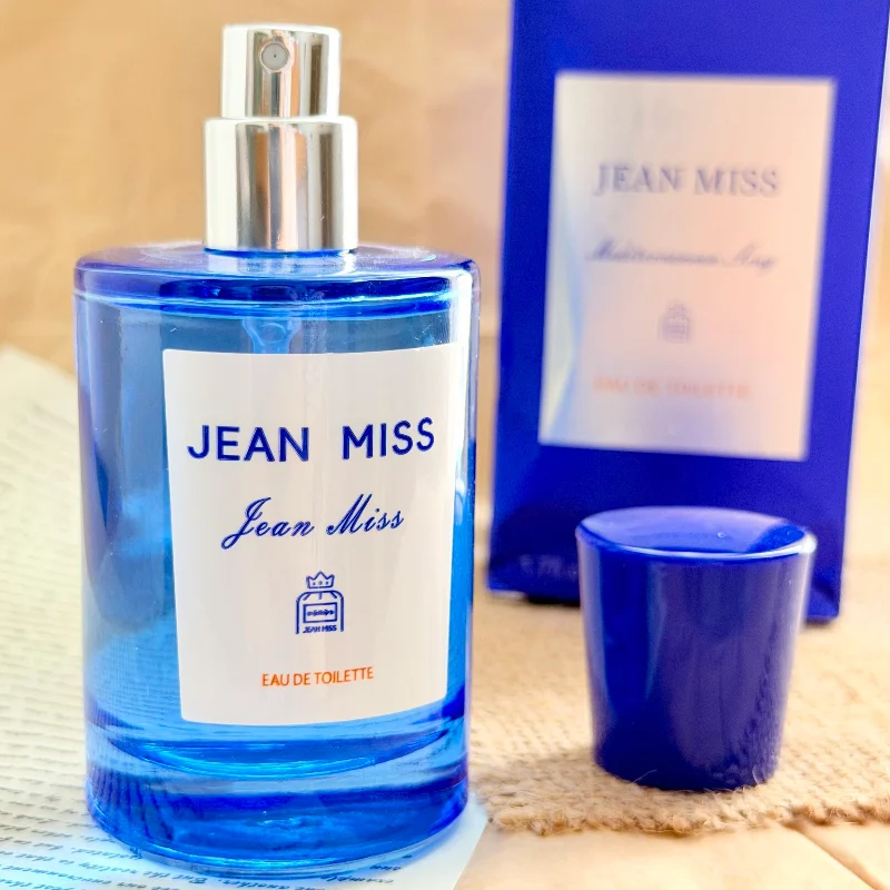 Blue Mediterranean Eau De Toilette 50ml para Mujer y Hombre, Fragancia de Duración Prolongada con Aroma a Melocotón, Higo y Limón, Perfume en Spray con Aroma Fresco a Océano para Citas