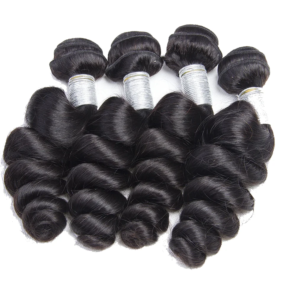 Losse Golf Menselijk Haar Bundels Bulk Menselijk Haar Voor Vlechten Braziliaanse Weave 3/4 Bundels Ruwe Indian Golvend Goedkope Hair Extensions