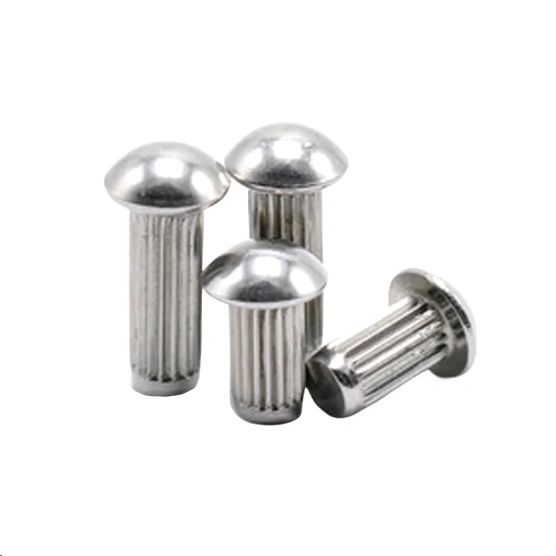 304 Stainless Steel GB827 Semi-round Head Trademark Straight Groove Rivet M1.6M2M2.5M3M3.5M4M4.5M5M6