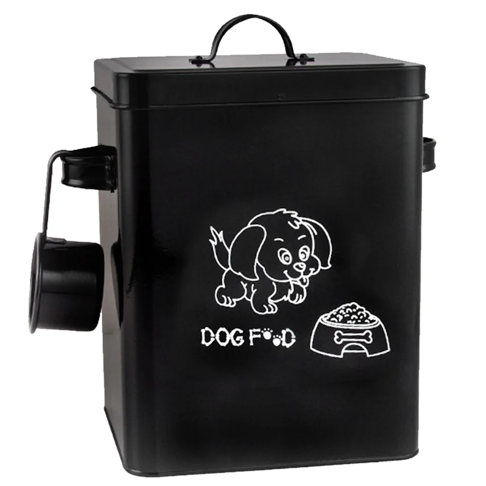 Large Capacity Dog Food Storage Container Lidded Pet Food Storage Bin for Convenient Food Storage and Organization