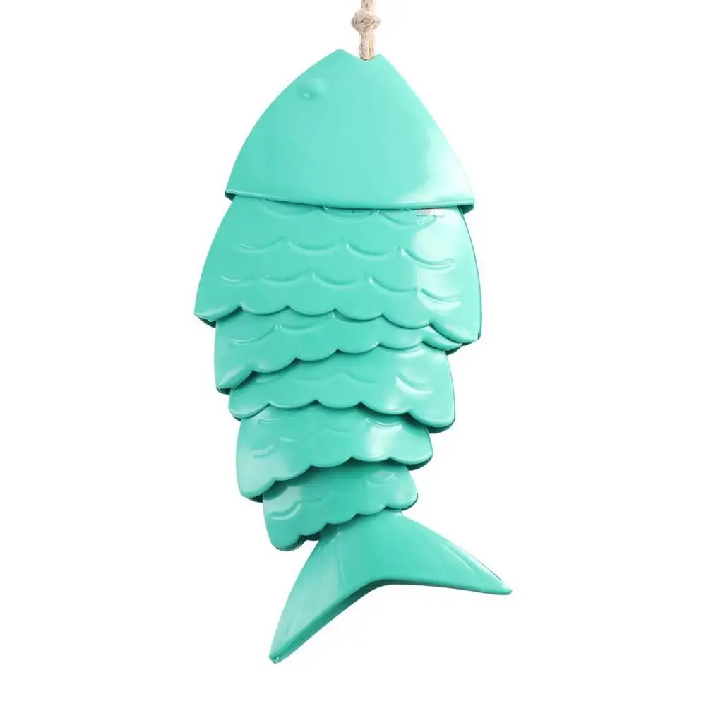 Sturdy Design Koi Fish Wind Chime Metal Fish Tail Colored Koi Fish Pendant Colored Koi Fish Fish Hanging Ornaments
