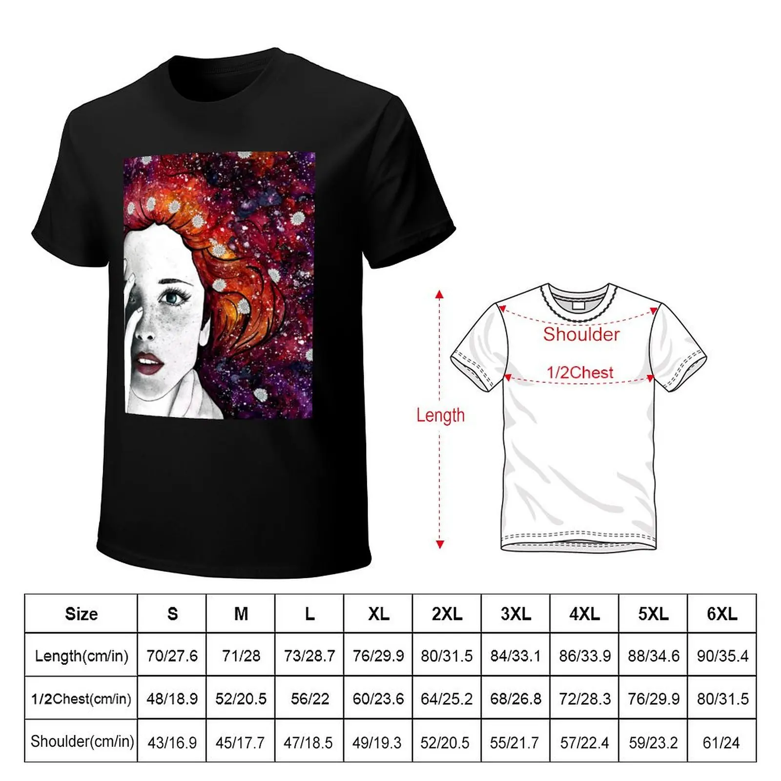 Daisy Head T-Shirt Plus Size Lightweight Top