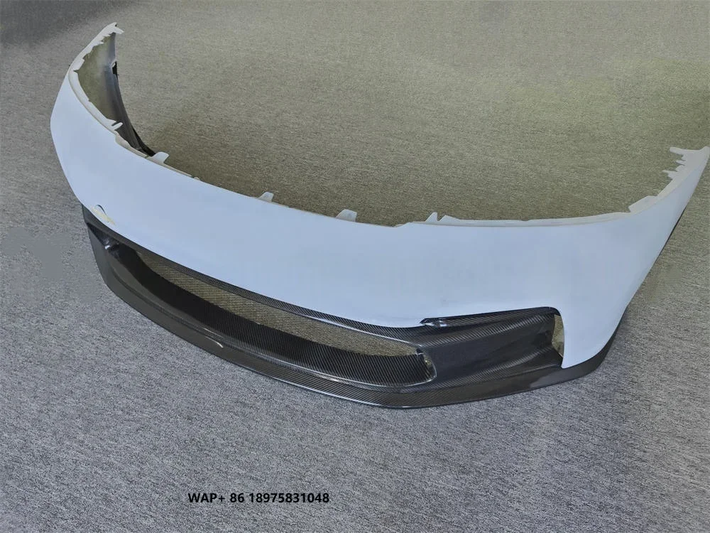 Upgraded Semi Carbon Fiber GT3 Style Front Bumper Body Kit for Porsche-911 992