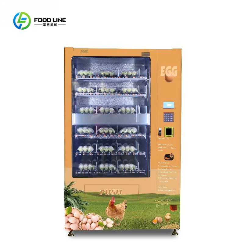 

Popular Egg Vending Machine, with a Lifting System, Can Transport Eggs More Gently to Ensure That the Eggs Are Not Damaged.