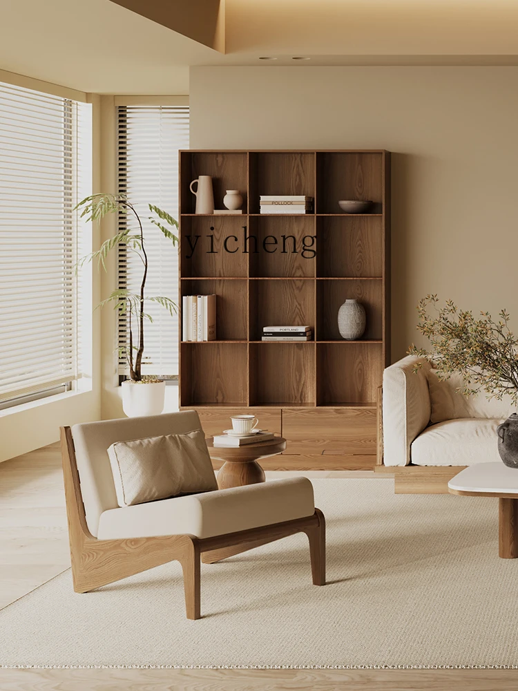 

LX Solid Wood Bogu Rack Bookcase Side Cabinet Multi-Treasure Cabinet Living Room Study Room Partition