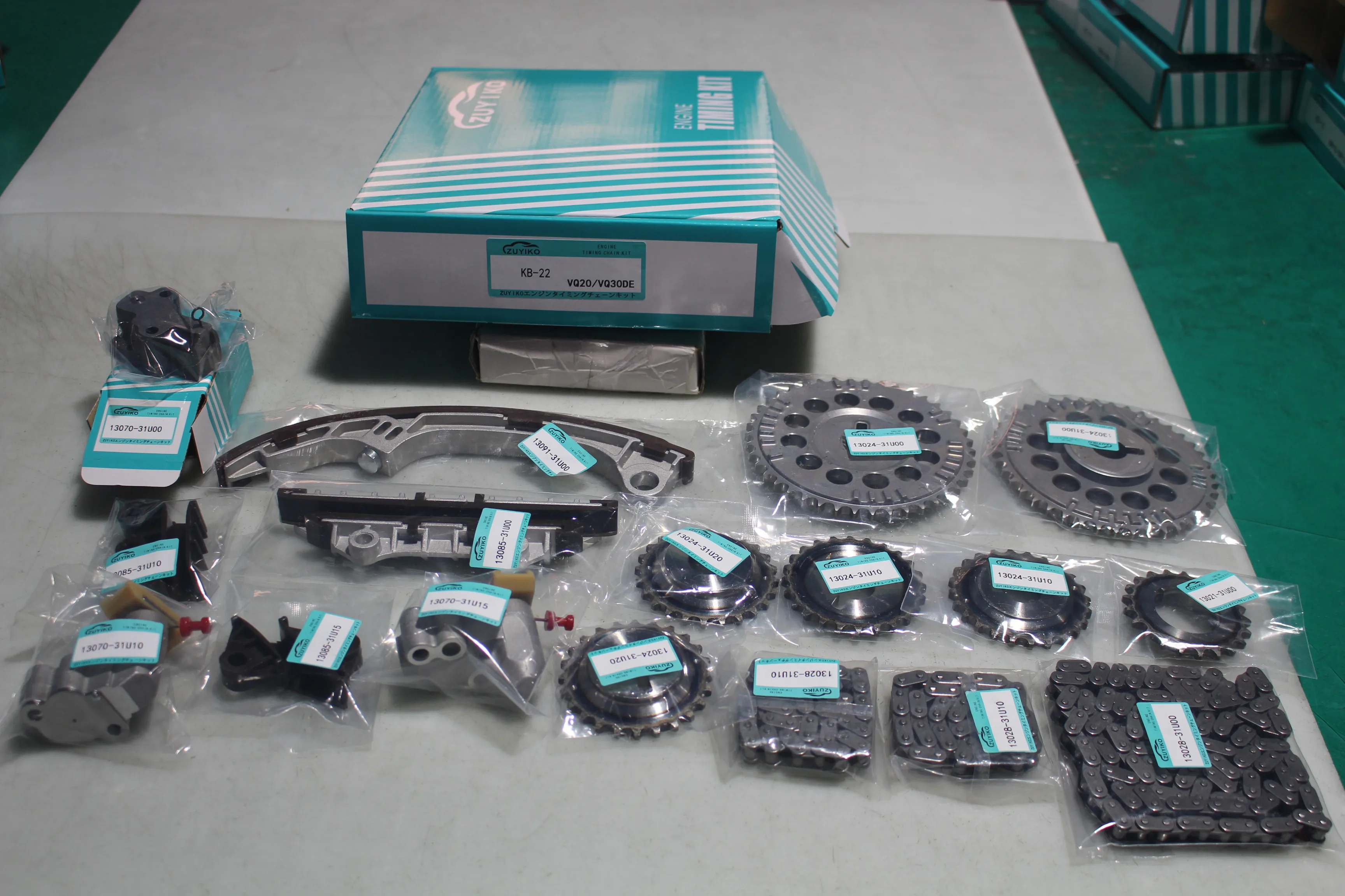 ชุดโซ่ไทม์มิ่ง Yd22 สำหรับ X-trail Primera Navara Bassara Cabstar เครื่องยนต์ YD22DDTI 13028-ad202 13070-ad200 13070-bn310 KB-54