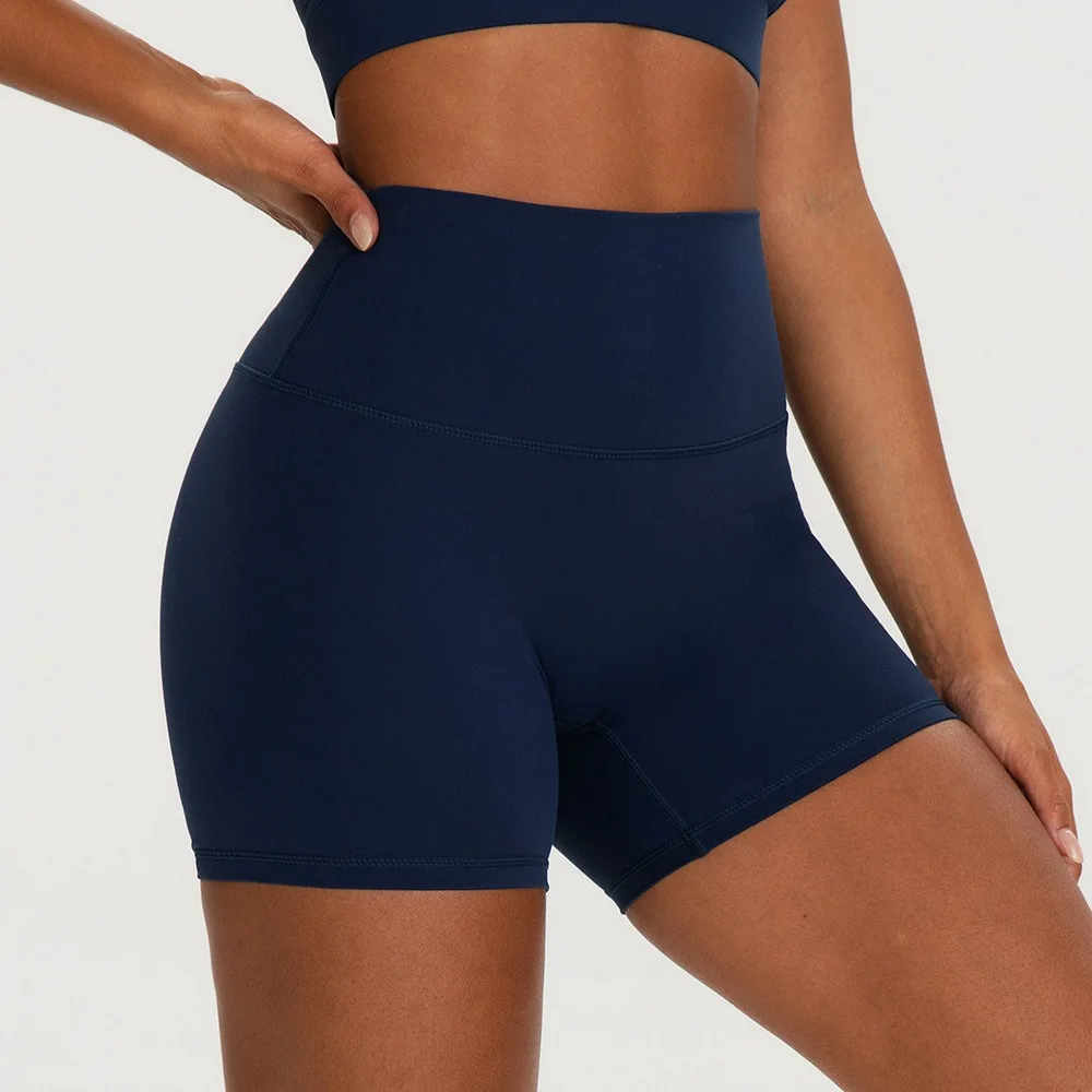 Yoga Shorts High Waist For Women Tummy Control Fitness Shorts Butter-Soft Butt Lifting Yoga Shorts Fitness Cycling Shorts