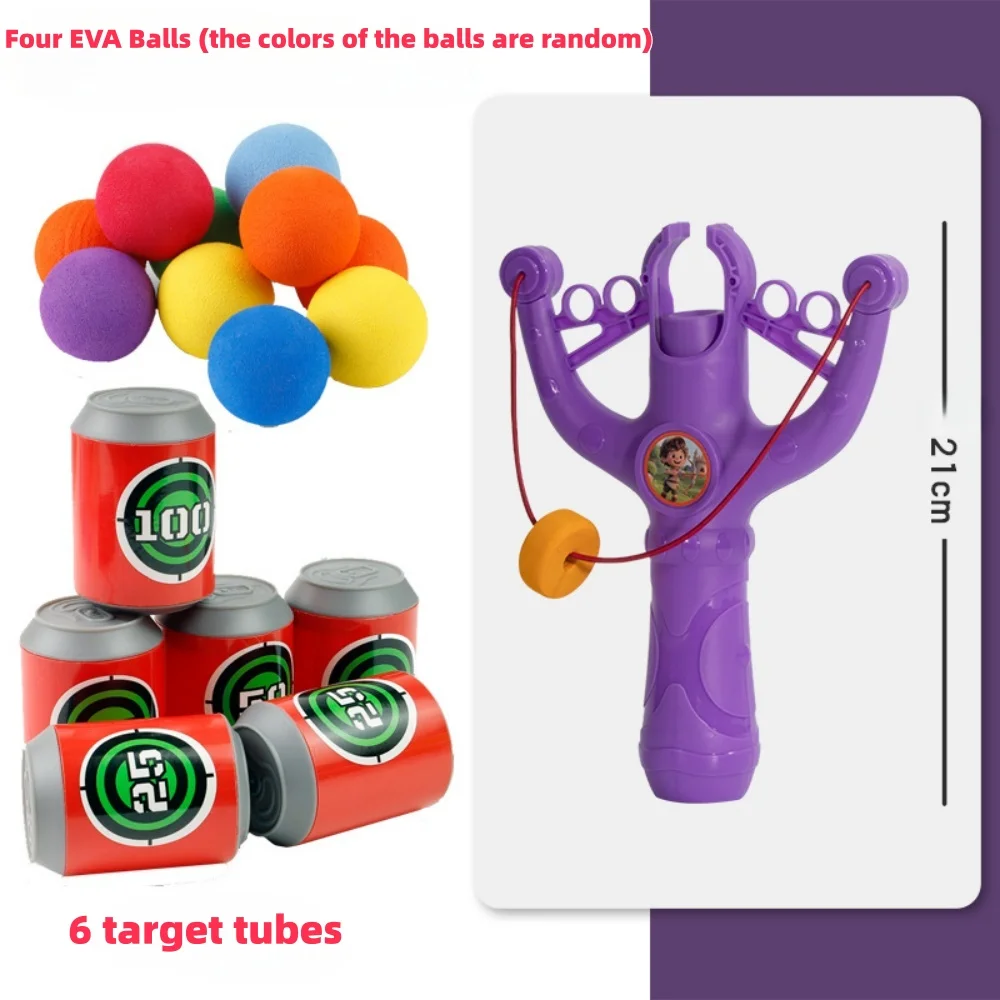Brinquedo de dinossauro estilingue infantil para prática de tiro com balas macias, brinquedo educacional de prática de tiro com balas macias