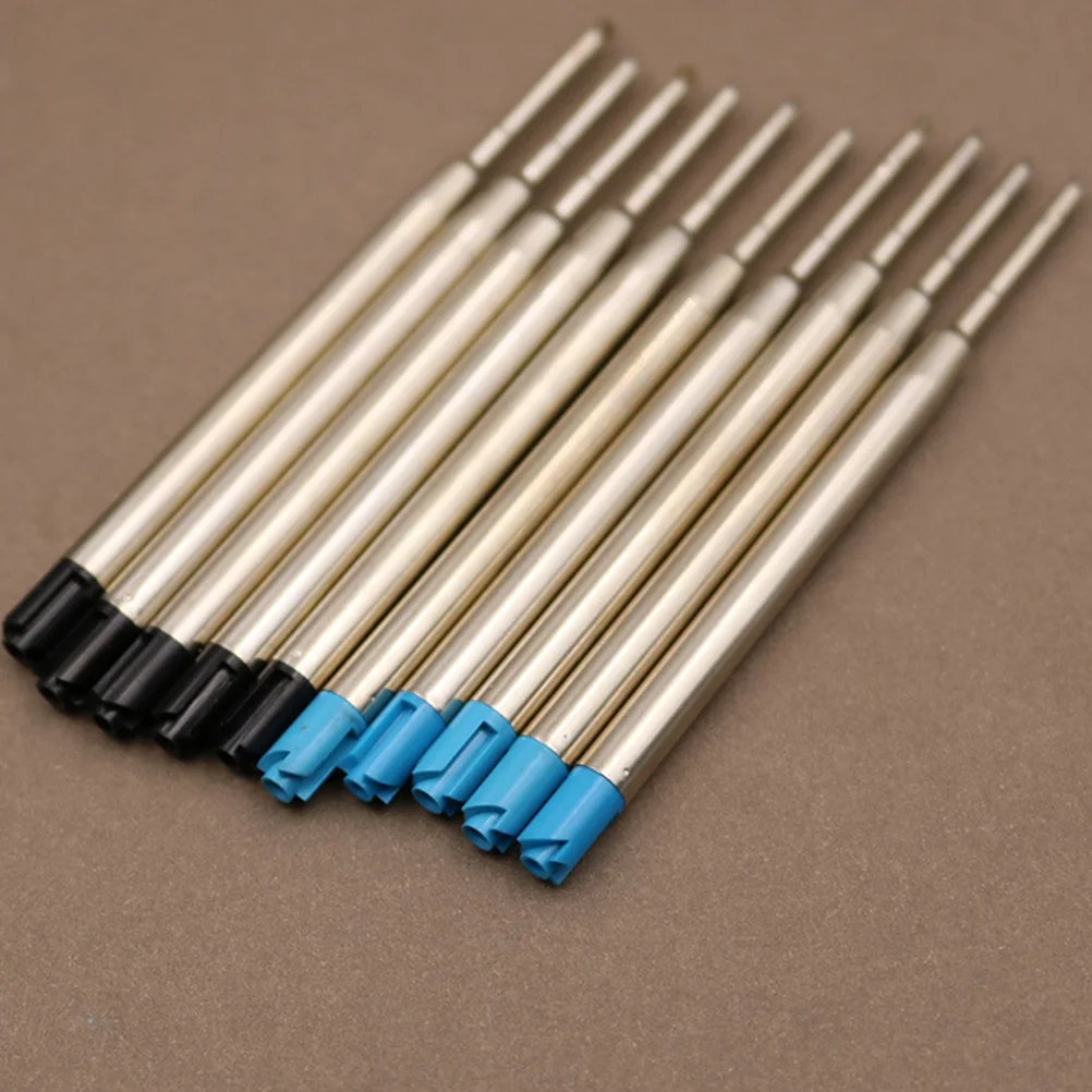 

20Pcs Gel Ink Pen Refills 1mm Metal Tip Smooth Writing Leakproof for Office School Craft Doodling Scrapbooking Drawing Supplies