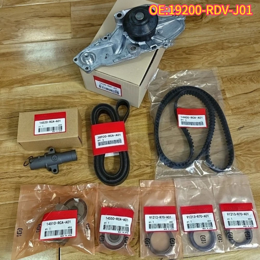

High quality New For 19200-RDV-J01 Timing Belt Kit W/Water Pump For Honda Acura MDX RL TL Honda Pilot Odyssey J35A 03-17