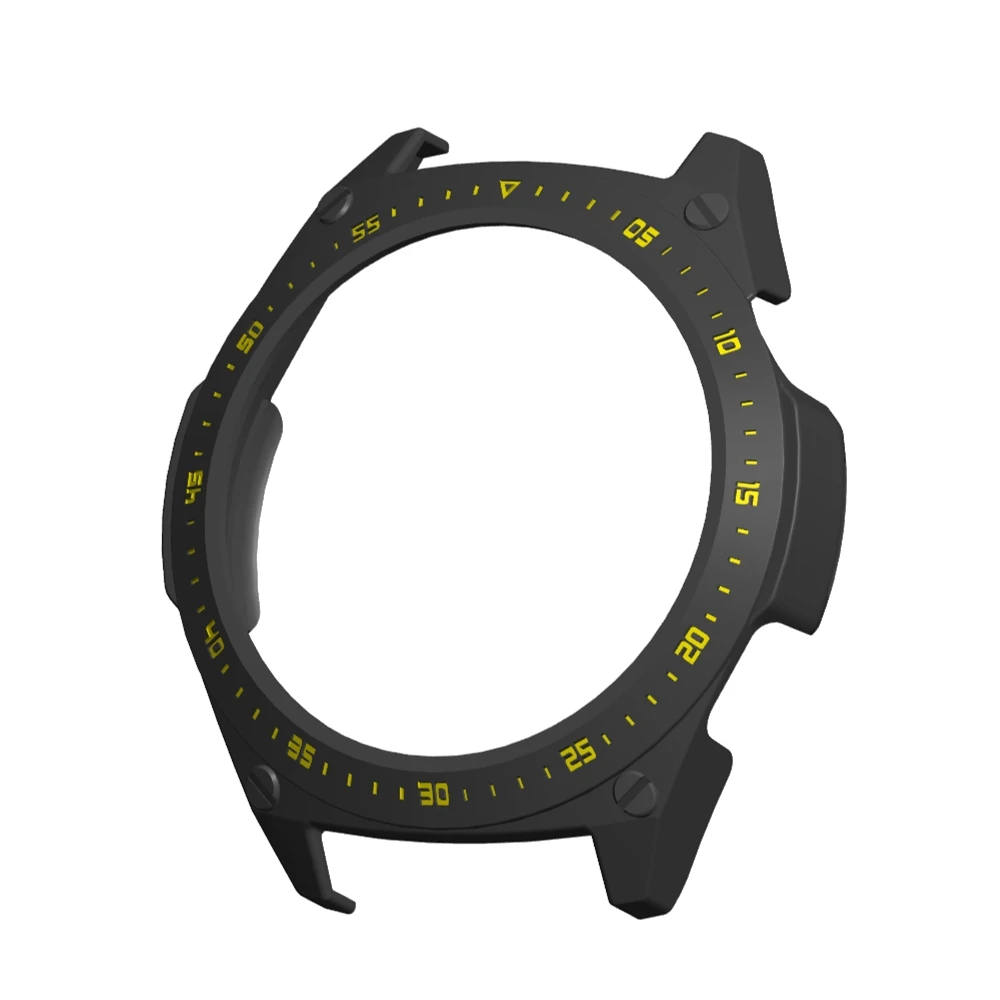 حافظة واقية جوفاء لساعة هواوي ، غطاء جهاز كمبيوتر دائم ، حافظة فائقة الخفة مع إطار لون مقياس ، GT3 46 مللي متر