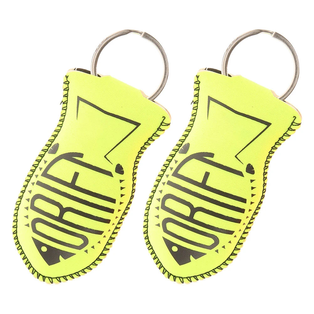 

2pcs Neoprene Floating Keychain Diving Keychains Boat Kayaking Keys Fish Pendant Water Sports Accessories for Car Keys