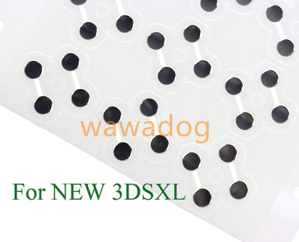 100pcs For New 3DS New 3DS XL LL Button Metal Conductive Patch ABXY Key Cross Conducting Strip