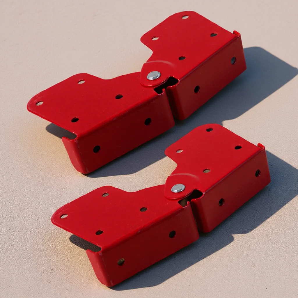 

2Pcs Reinforced Hinge Rod for Attic Ladder Thickened Folding Herringbone Structure Anti-Slip Screw Fixing Hardware Kit Ladder