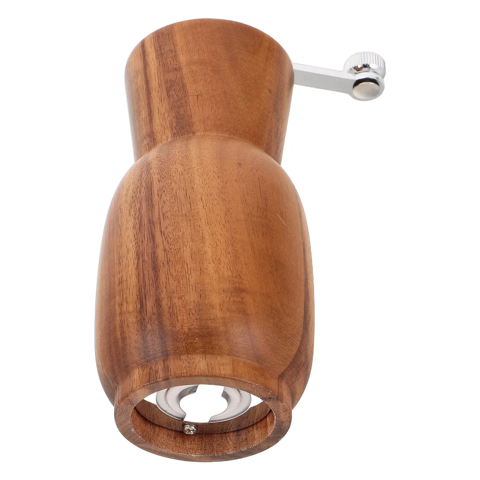 Manual Pepper Grinder Wooden Crank Handle Adjustable Ceramic Rotor Pepper Mill Salt Spice Grinding Kitchen Dinner Party