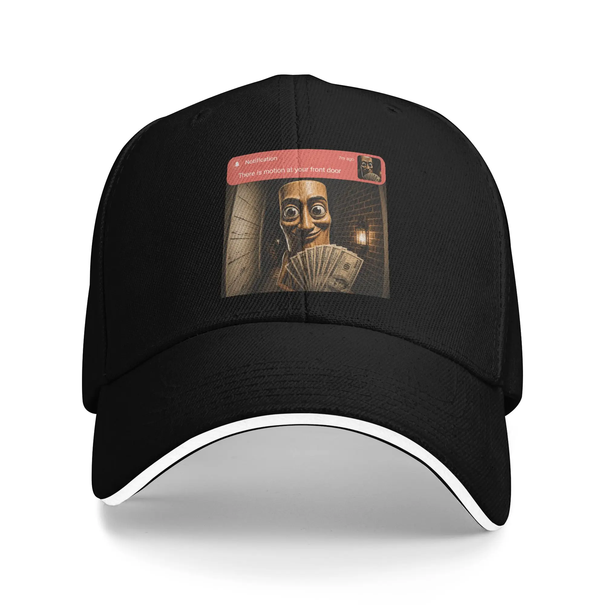 There is Motion at Your Front Door Tung Tung Tung sahur Meme Sun Baseball Cap Summer Men Hip Hop Hats Kpop Rock Baseball Caps