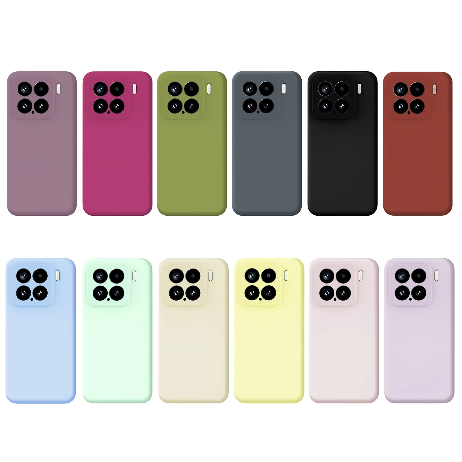 Shockproof Soft Liquid Silicone Case For Xiaomi 15 Pro Mi15, Skin Smooth Microfiber Fleece Precise Camera Protection Cover Funda