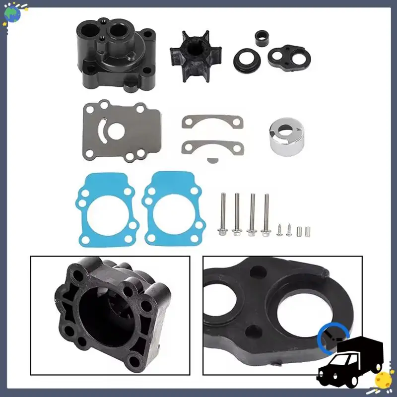 

Прочный лодочный мотор 682-W0078-00 682-W0078-01 682-W0078-A1 18-3148 Ремкомплект водяного насоса с корпусом для Yamaha 9,9 л.с. 15 л.с.