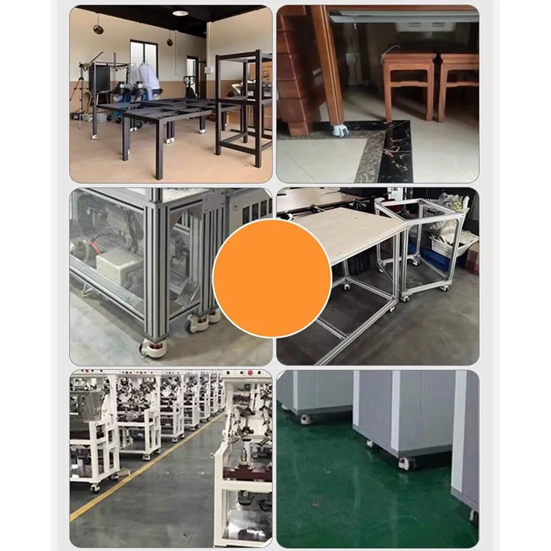 GD-40S/60s/80s,Heavy duty level adjustment Foma caster/wheel, With thread,Altura ajustable,Industrial casters