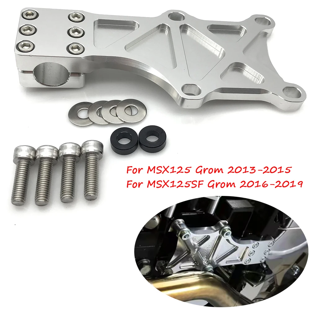 Motorcycle Engine Guard Cover Bracket Fixed Fastening Plate Hooda Guard For Honda MSX125 MSX 125 2013-2015 MSX125SF 2016-2019