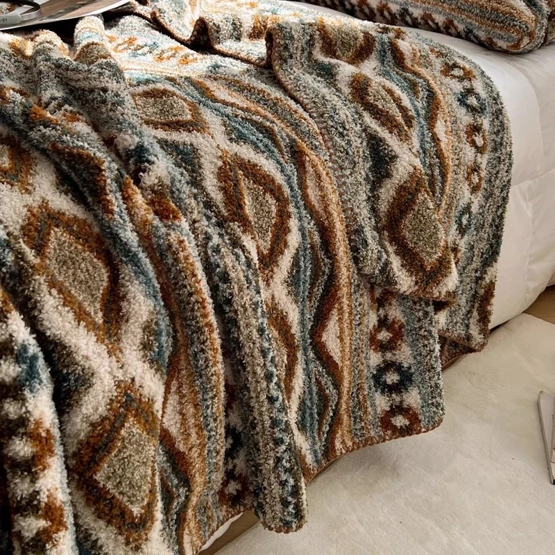 Premium Blanket Sofa Office Nap Blanket All Season Universal Towel Quilt Thin Home Textile Product Household Goods