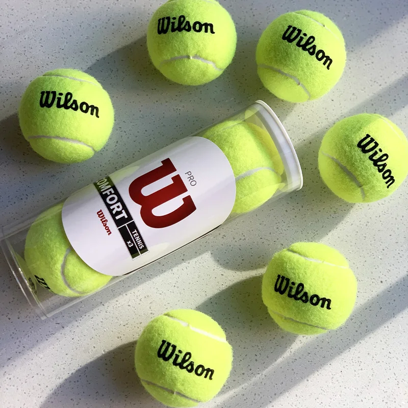 WILSON Professional TOUR XT Tennis Training Ball Beginner Matches Indoor Outdoor High Elasticity Resistant