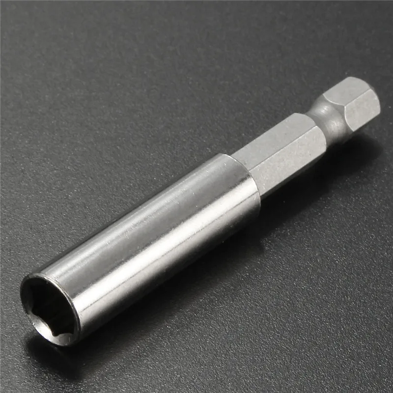 3pcs 1/4 Inch Hex Shank Socket Screwdriver Bit Holder Long Bit Extension Bar Magnetic Lengthening Shank Drill Bit Holder