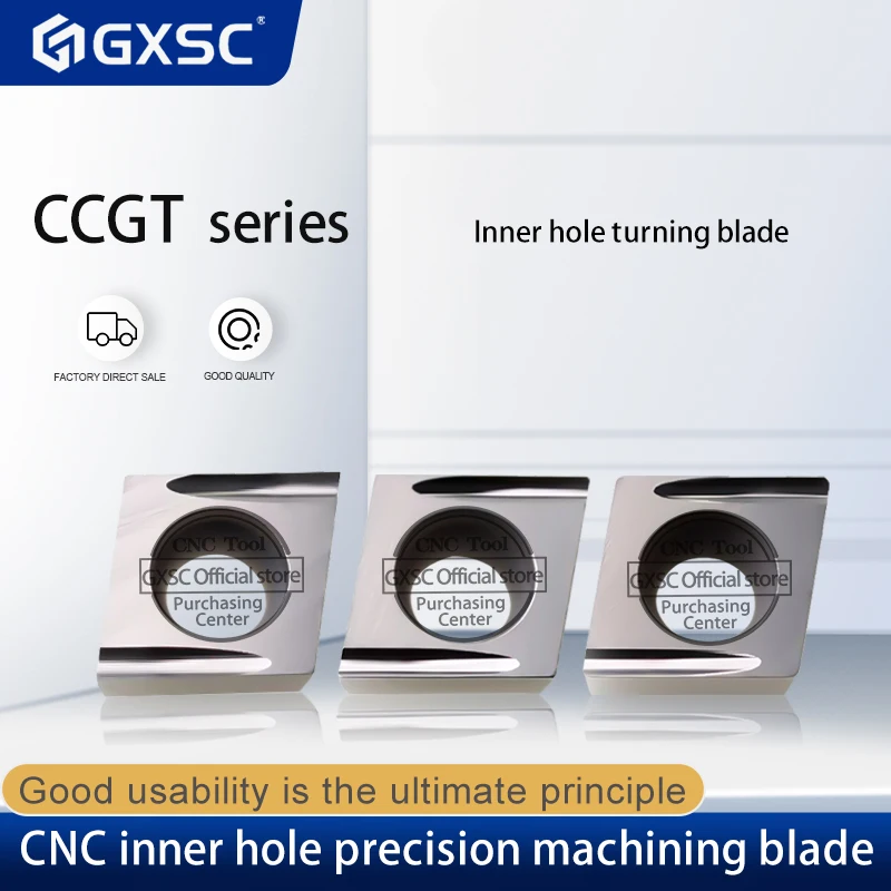 High Quality CNC Lathe Tools CCGT09T301R-U CCGT060202L-U GP3000CNC Precision Machining Sharp Turning Insert Ceramic Metal Blade