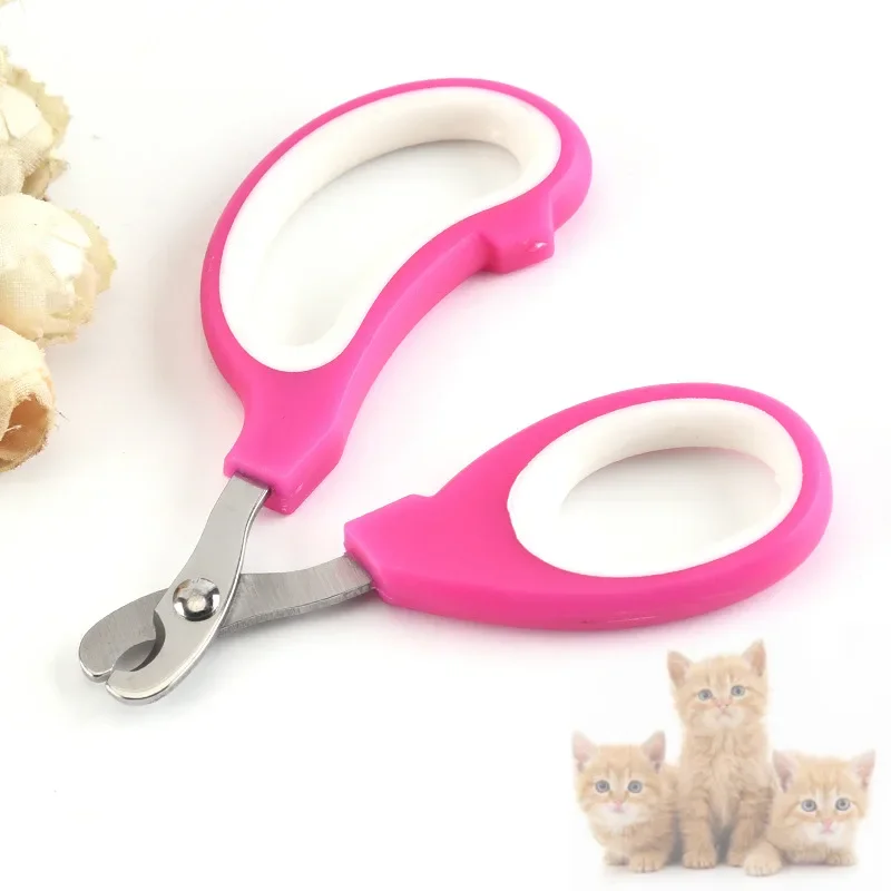 hot 1Pc Pet Nail Toe Claw Clipper Scissors Pet Dog Cat Nail Clippers Scissors Trimmer Grooming Tools  Random Color Pet Supplies