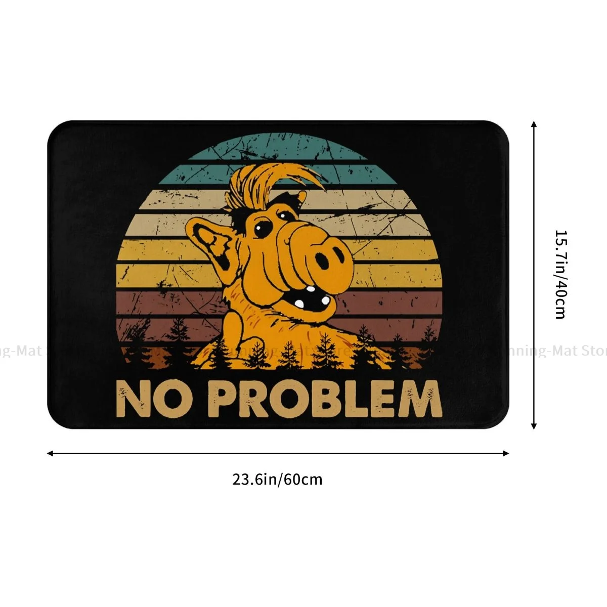 ALF The Animated Series Bath Non-Slip Carpet No Problem Bedroom Mat Welcome Doormat Home Decor Rug